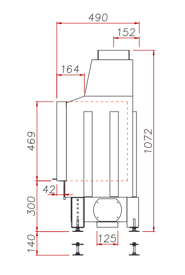 Unico-Dragon-4B-slim-inbouw-hoekhaard-schets-1