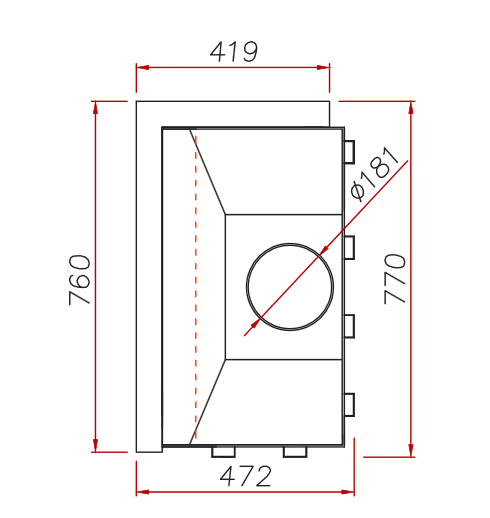 Unico-Dragon-4B-slim-inbouw-hoekhaard-schets-2