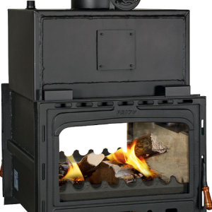 doorkijk cv haard 2CW 28 (28 KW)